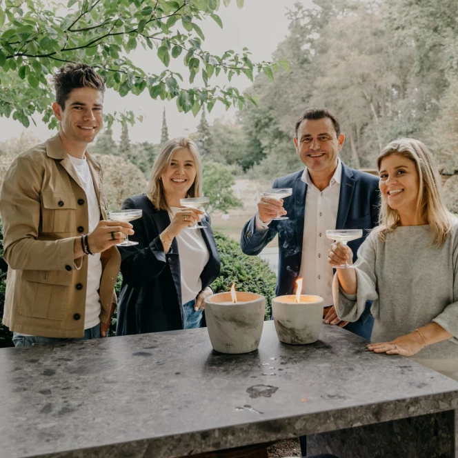 Wout Van Aert, Sarah De Bie, Bruno Descamps & Pauline D'Haenens